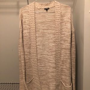 Long Express knit cardigan